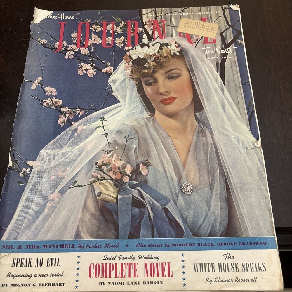 JUNE 1940 LADIES HOME JOURNAL magazine - GREAT VINTAGE ADS - WWII ERA